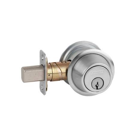 Residential deadbolt hardware